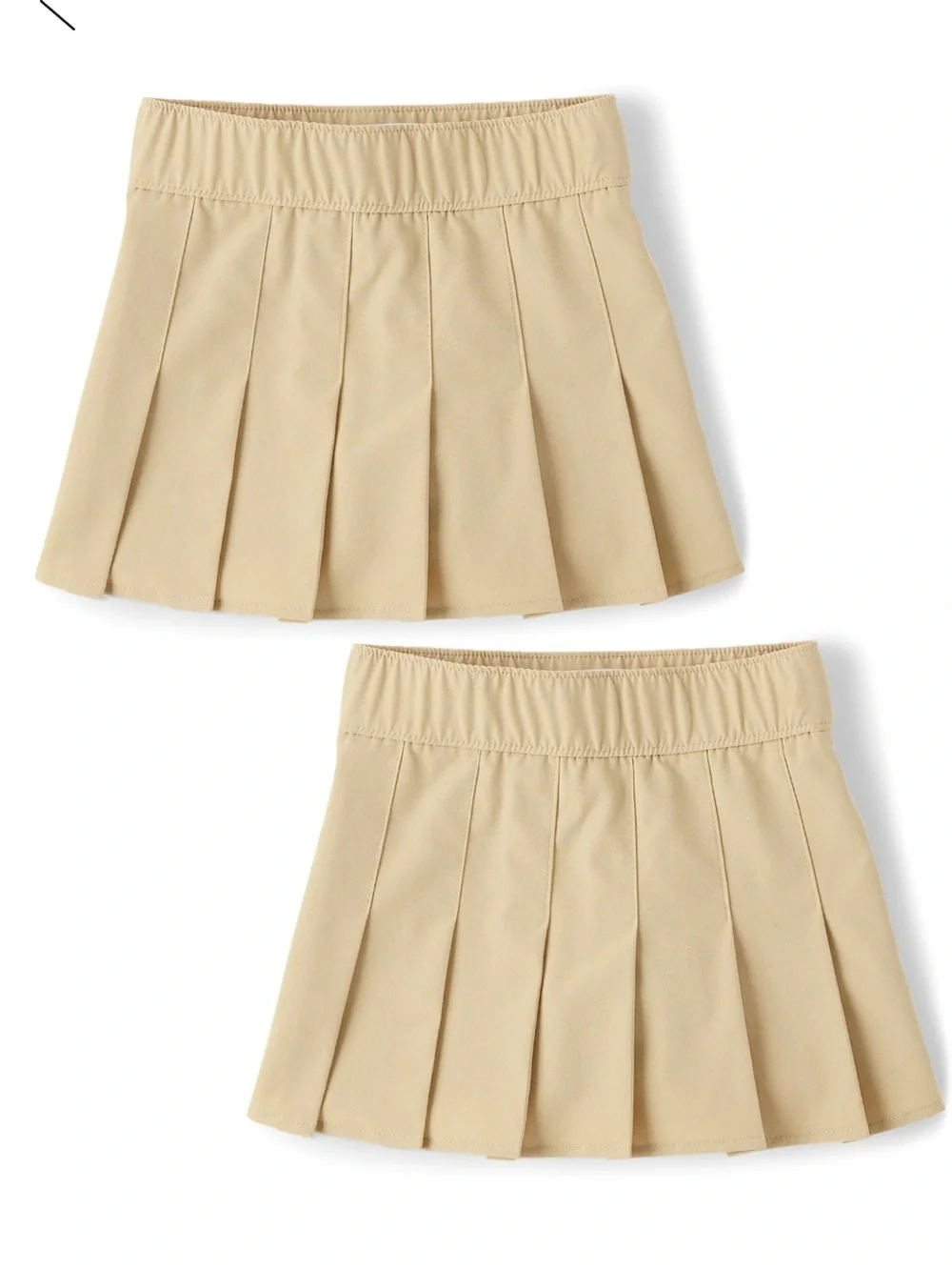 The Children’s Place Girls Size 10 Khaki Pleated School Uniform Skirts Lot of 4